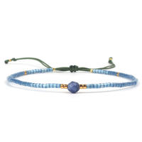 Mixed color hand woven small bracelet imports MIYUKI rice beads bracelet boho wrap bracelet